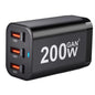 Power Up Your Devices with the 200W USB-C Fast Wall Charger - 4 Ports for Ultimate Convenience